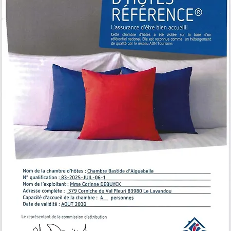 La Bastide D'aiguebelle Panzió *